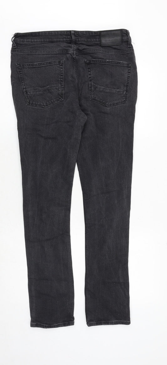 Mens UK Size 32 in River Island Regular Fit Skinny Grey Jeans