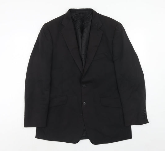 Mens UK Size 40 Autograph Regular Black Suit Jacket