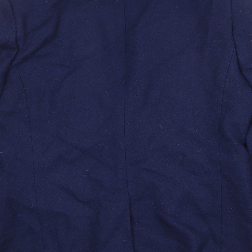 ASOS Mens Blue Wool Jacket Suit Jacket Size 42 Regular