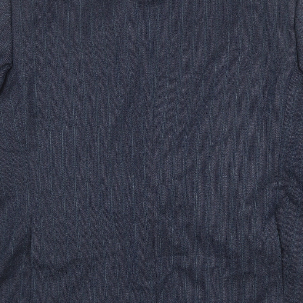 Mens UK Size 44 Greenwoods Regular Blue Suit Jacket