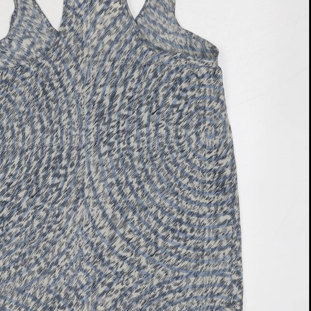 Womens UK Size XS Staring at Stars Blue Basic Tank