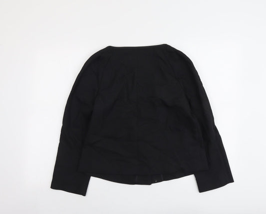 Minuet Womens Grey Jacket Size 10 Button