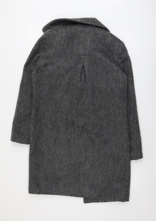 Womens UK Size XS VILA Grey Overcoat