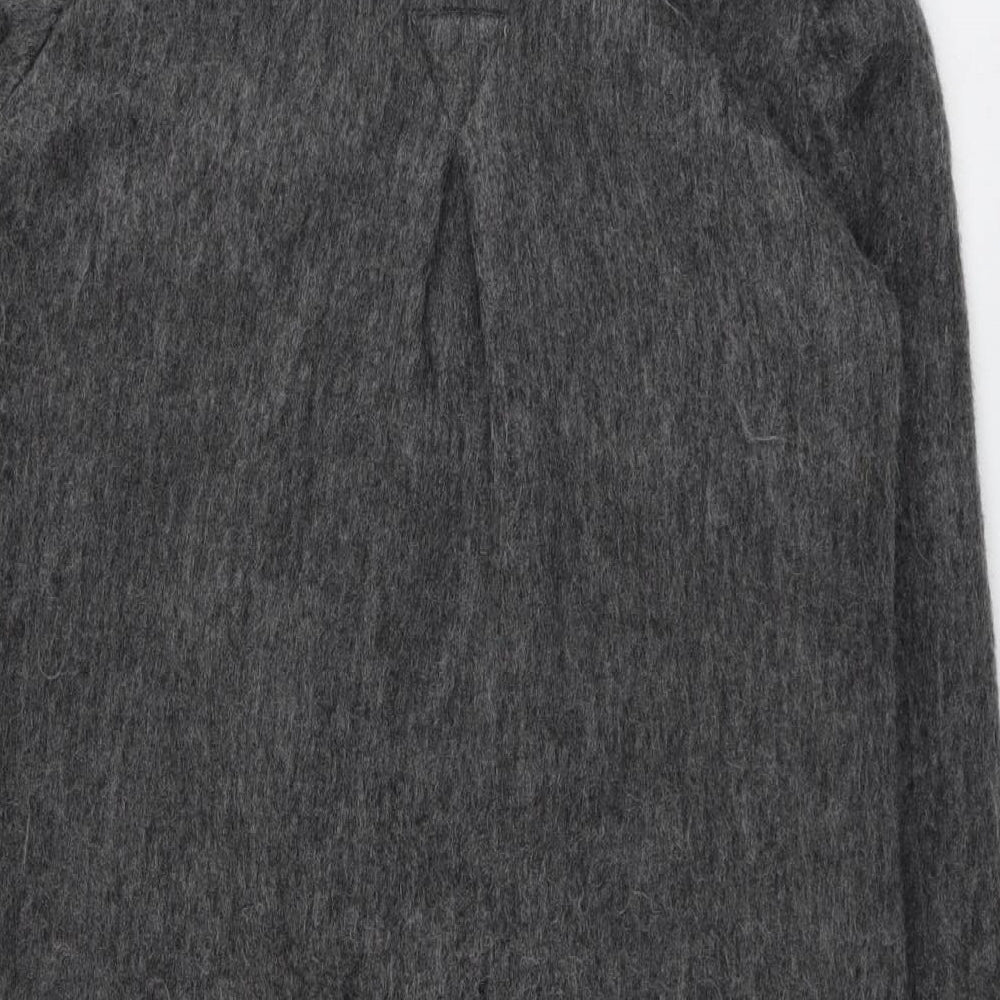 Womens UK Size XS VILA Grey Overcoat