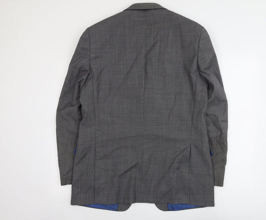 Mens UK Size 42 Marks and Spencer Regular Grey Suit Jacket