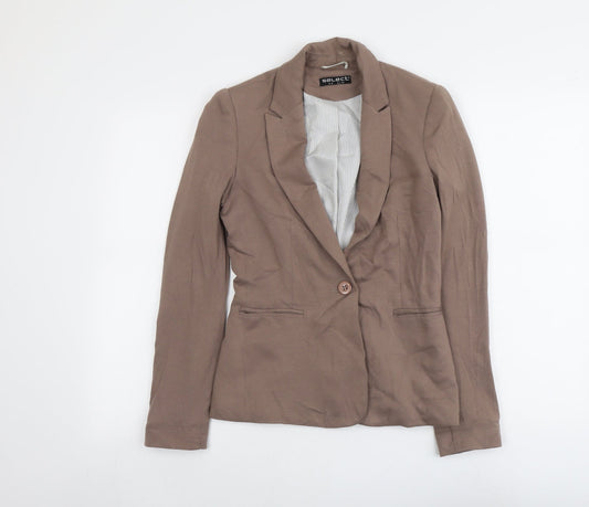 Womens UK Size 6 Select Regular Brown Blazer