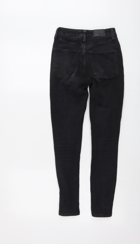 BDG Womens Black Cotton Skinny Jeans Size 24 in L26 in Regular Button