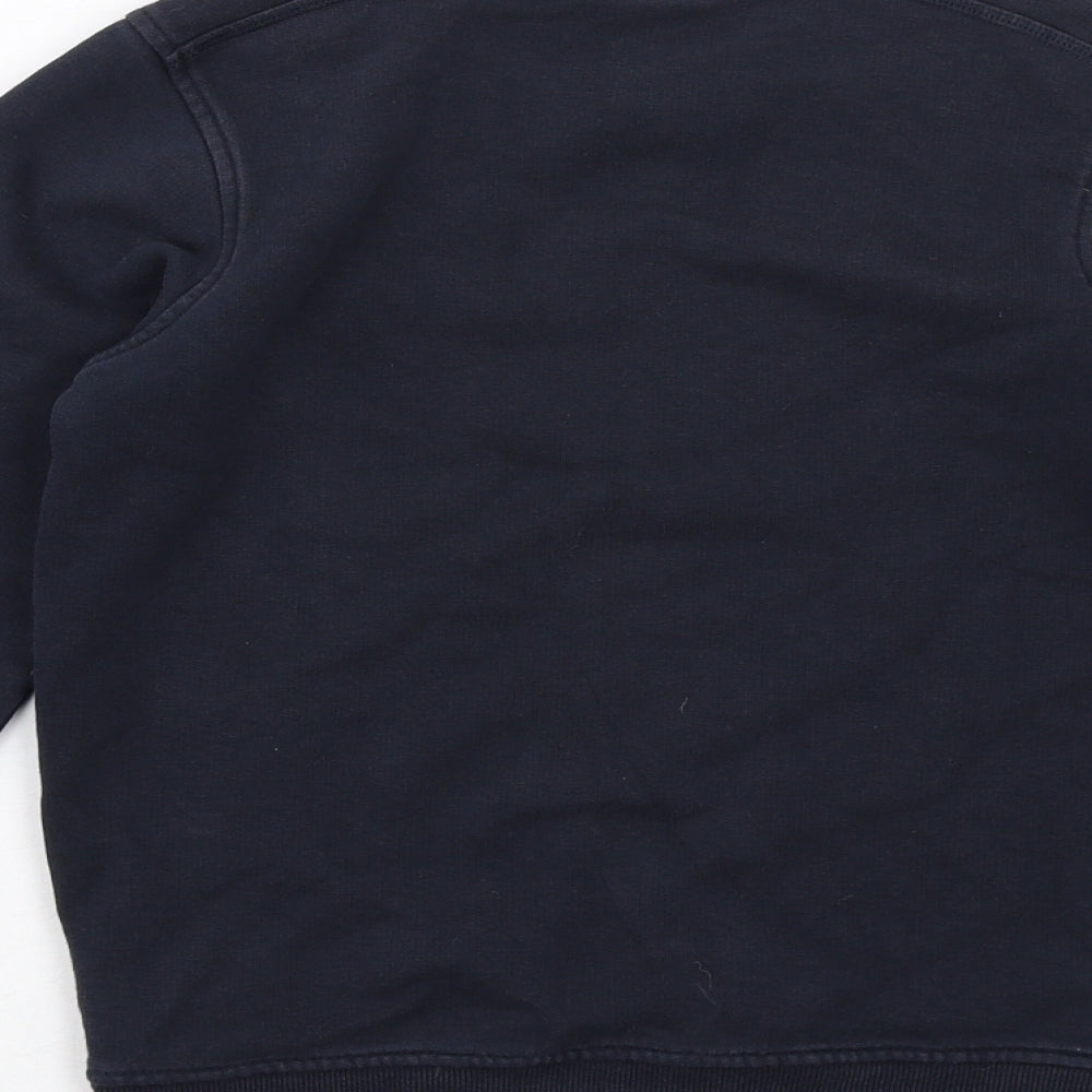 Marks & Spencer Boys Blue Cotton Pullover Sweatshirt Size 9-10 Years Pullover