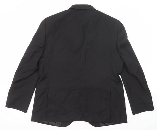 Mens UK Size 42 Marks and Spencer Regular Black Suit Jacket