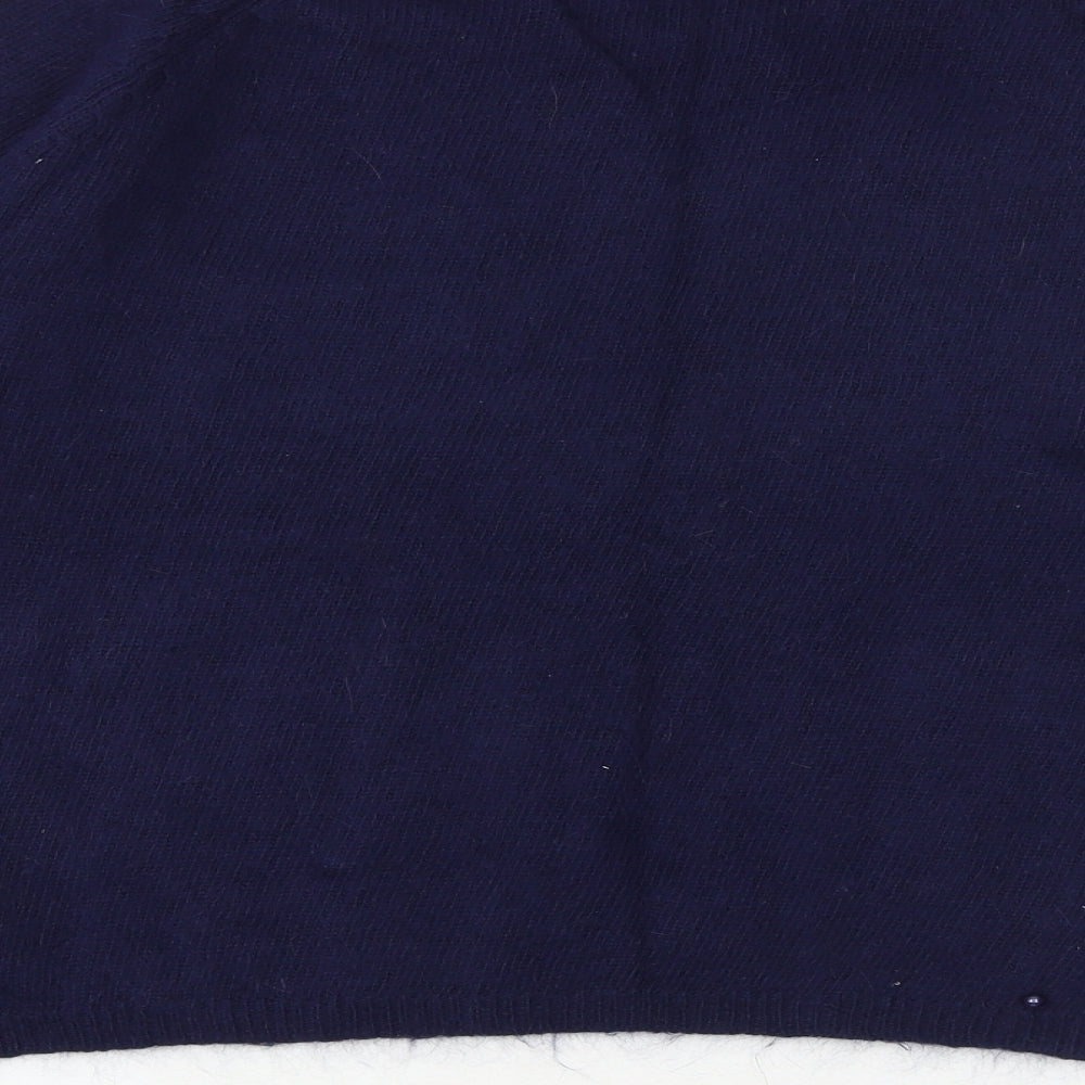 Womens UK Size 10 Marks and Spencer Blue Pullover Jumper
