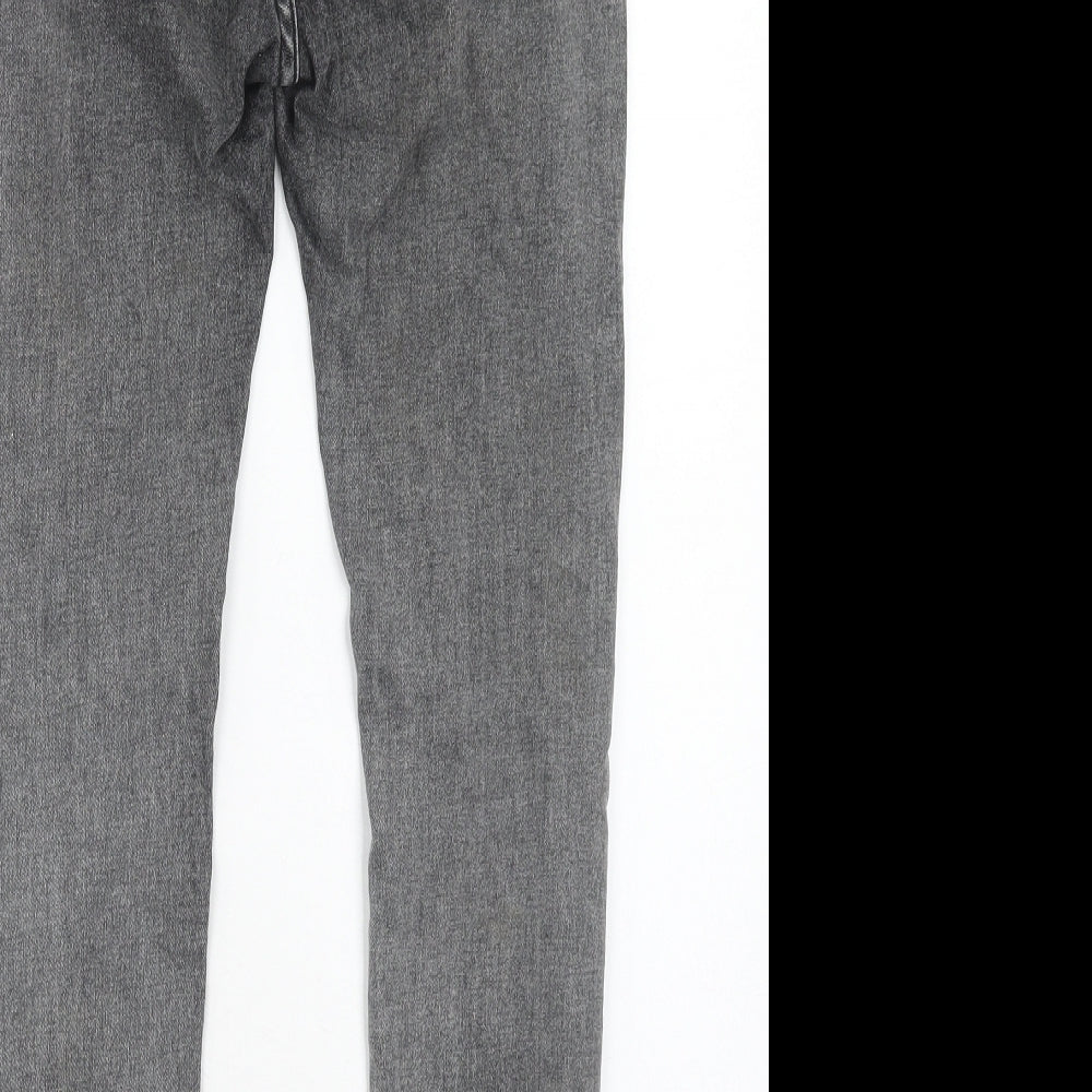 Womens UK Size 10 Denim Wise Regular Fit Skinny Grey Jeans