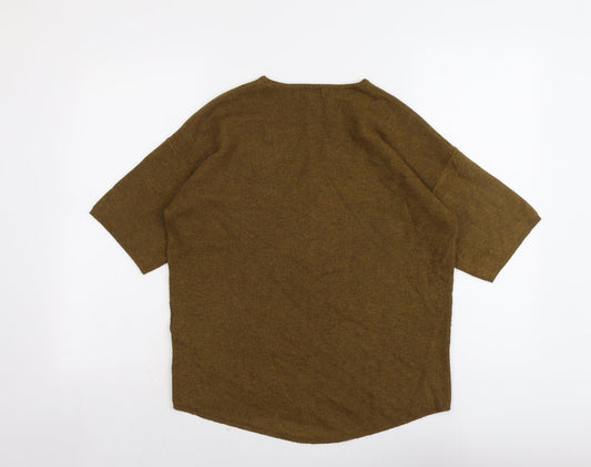 Womens UK Size 6 Warehouse Brown Pullover Jumper