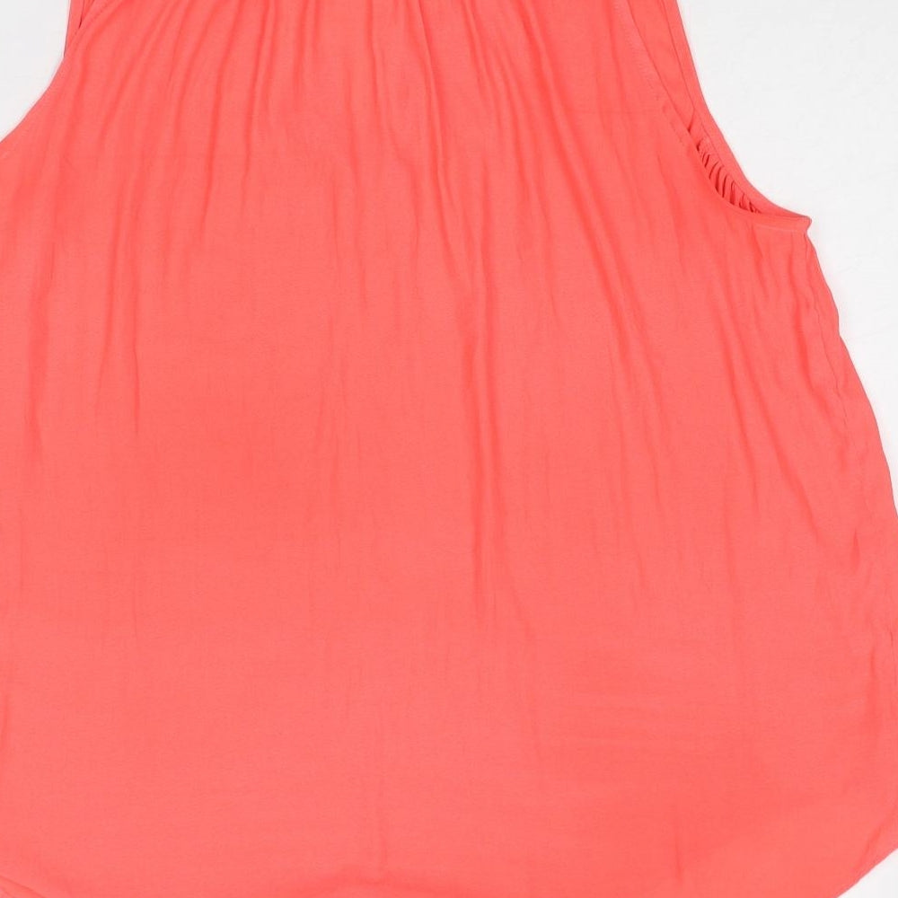 Womens UK Size M Gap Pink Basic Blouse