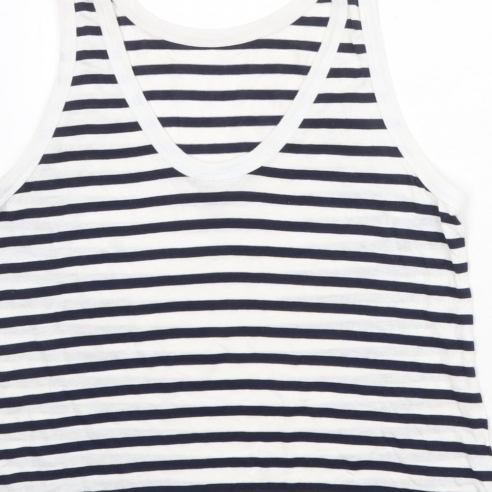 Womens UK Size 6 ASOS White Basic Tank