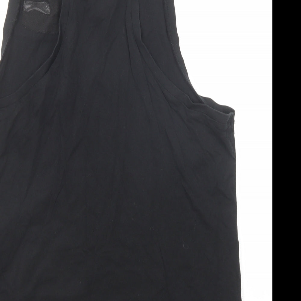 Womens UK Size XL Slazenger Black Basic Tank