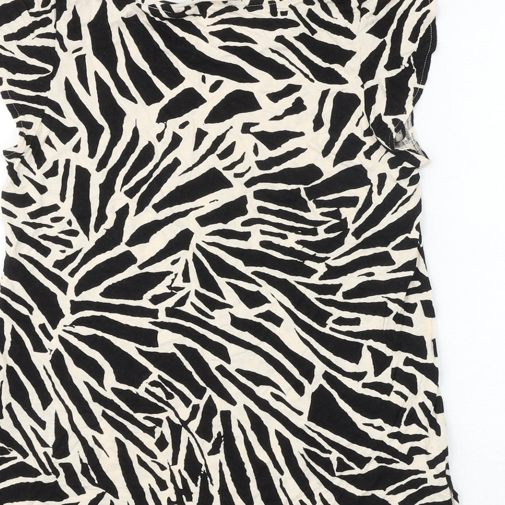 Womens UK Size S H&M Black Basic Tank