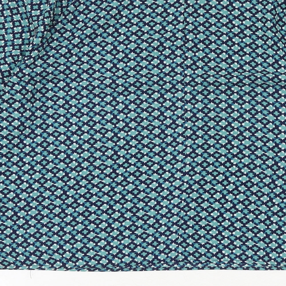 Womens UK Size 8 H&M Green Basic Blouse