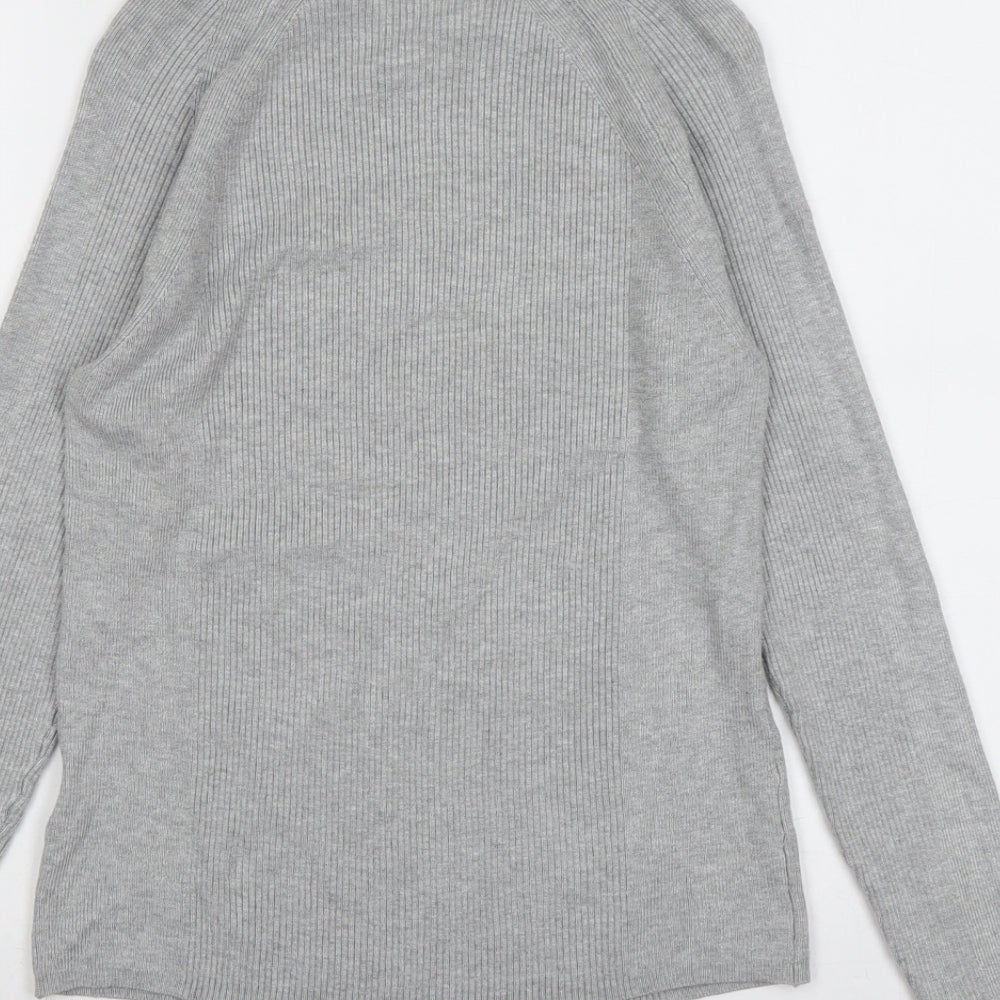 Womens UK Size 10 Marks and Spencer Grey Pullover Jumper