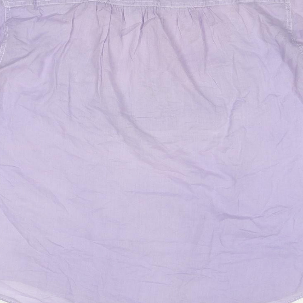 Womens UK Size S Gap Purple Basic Blouse