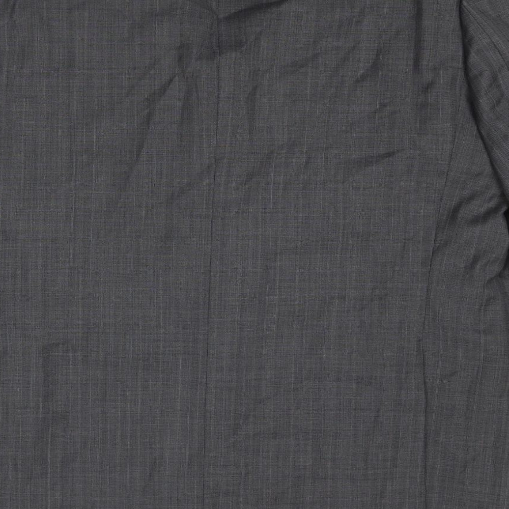 Mens UK Size 42 Brook Taverner Regular Grey Suit Jacket