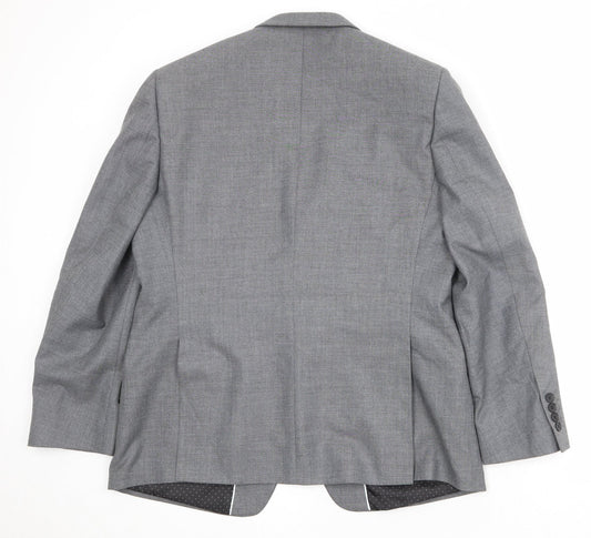 Mens UK Size 42 Marks and Spencer Regular Grey Suit Jacket