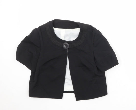 Womens UK Size 10 Marks and Spencer Regular Black Blazer