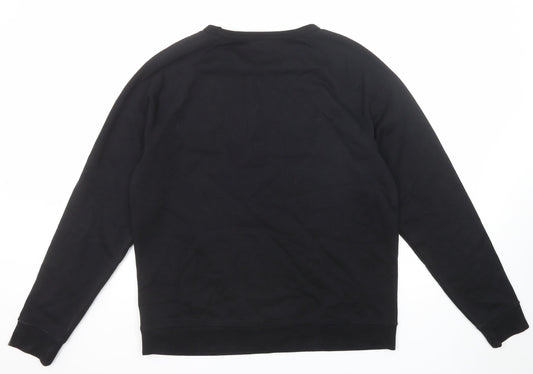 H&M Womens Black Cotton Pullover Sweatshirt Size XL Pullover - The Best Present Ever