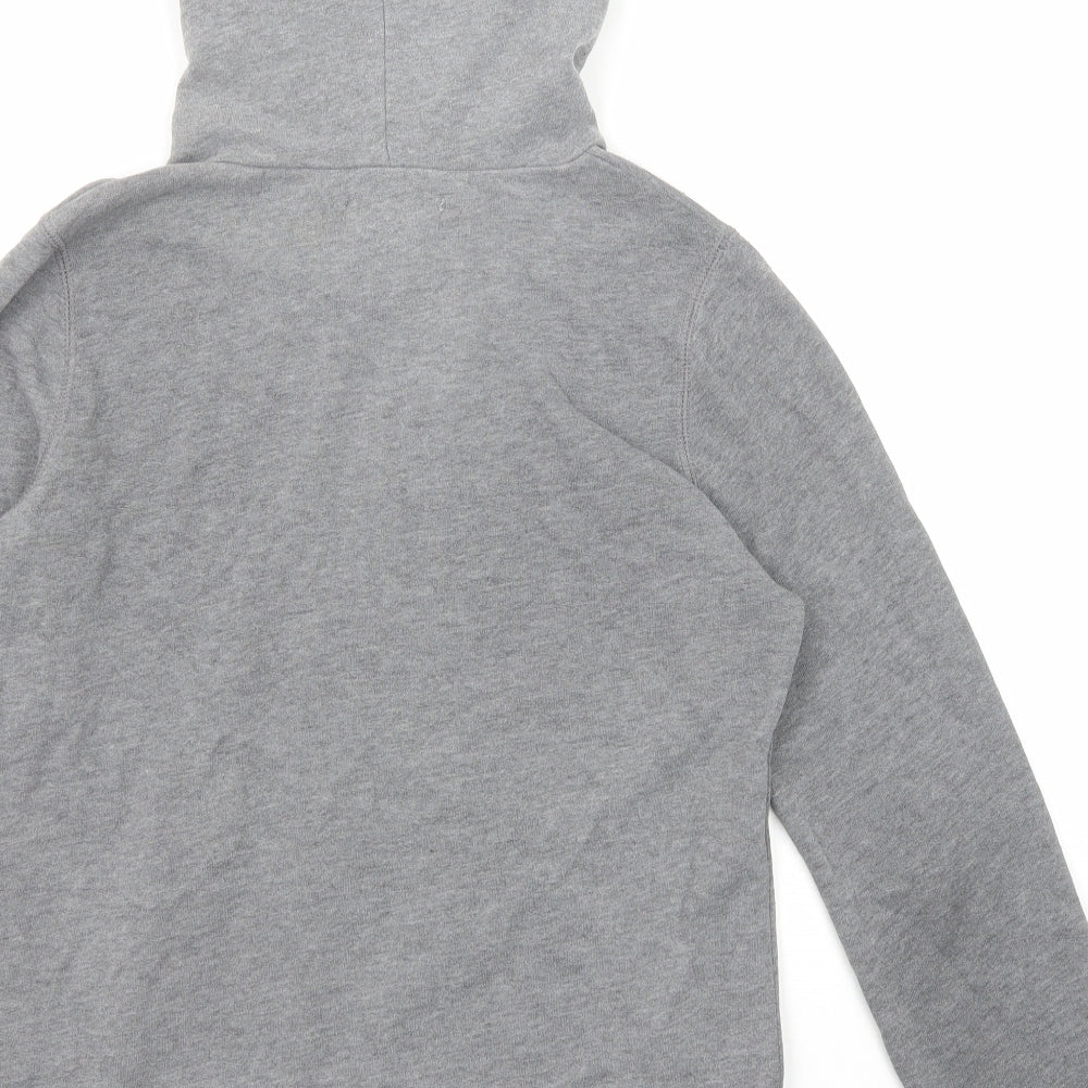 Hollister Womens Grey Cotton Pullover Hoodie Size S Pullover