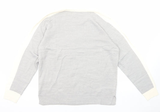Womens UK Size 14 Marks and Spencer Grey Pullover Jumper