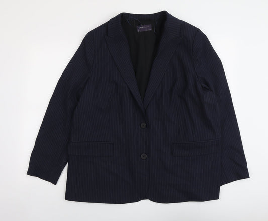 Womens UK Size 20 Marks and Spencer Regular Blue Suit Jacket
