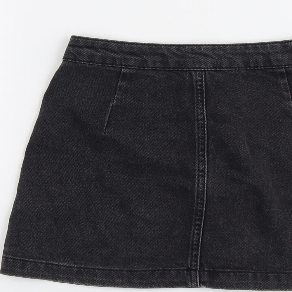 Womens UK Size 6 Topshop Mini Denim Skirt