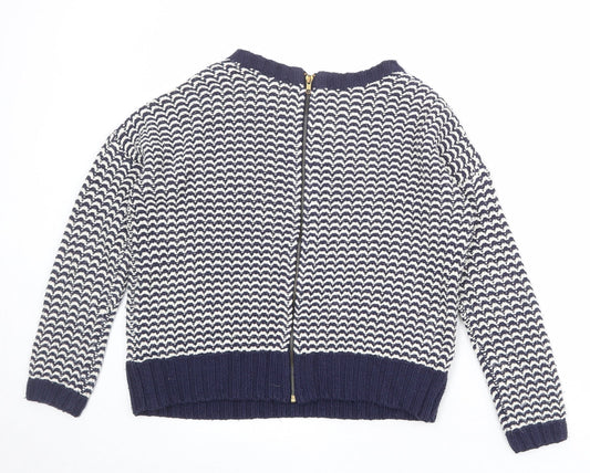 Womens UK Size 8 New Look Blue Pullover Jumper