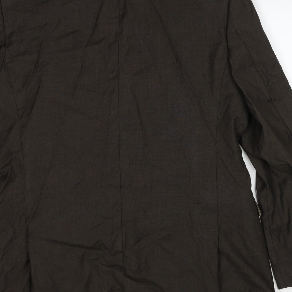 Mens UK Size 42 Marks and Spencer Regular Brown Suit Jacket