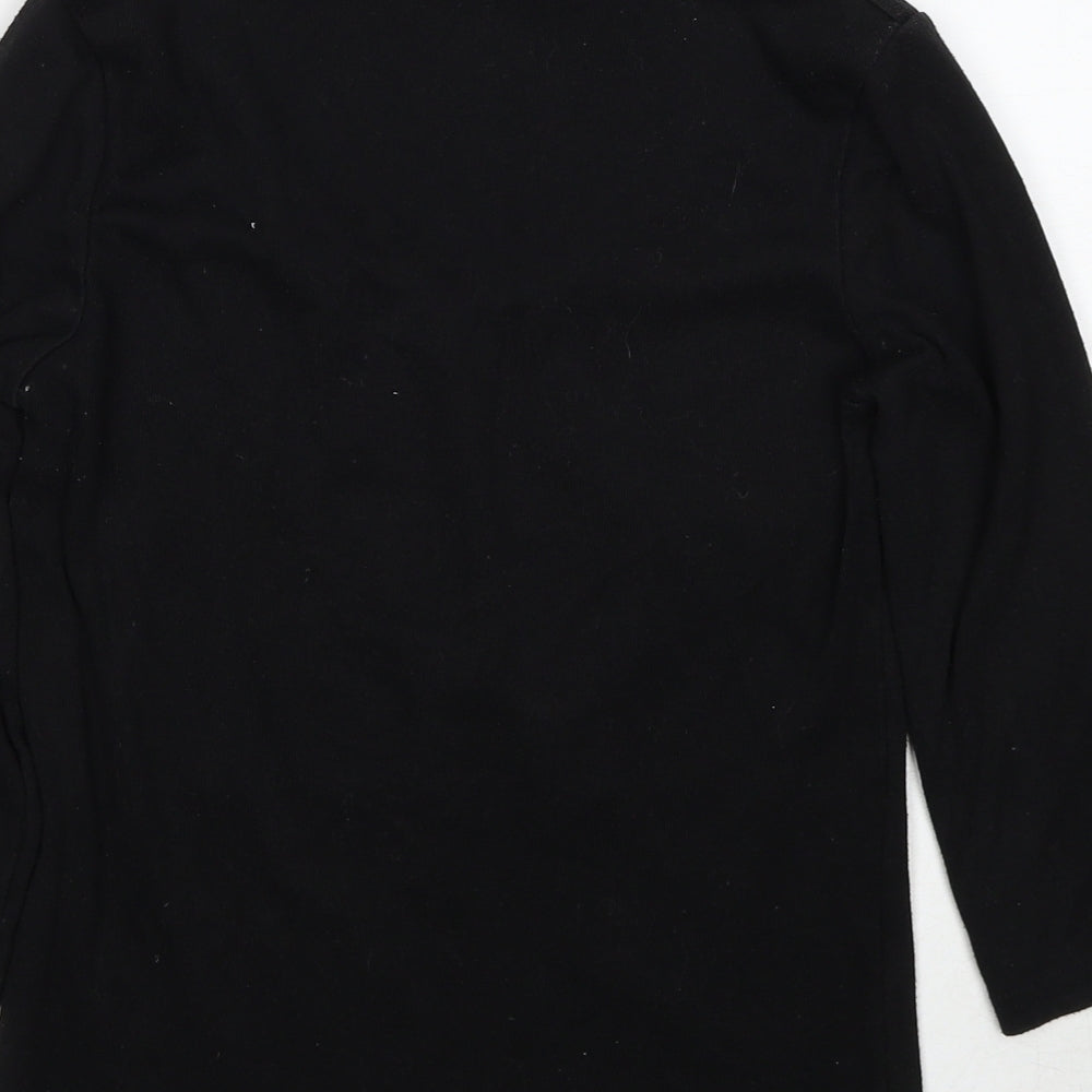 Womens UK Size 10 Emreco Black Pullover Jumper