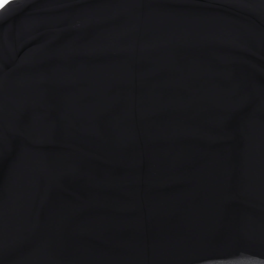 Womens UK Size S Zara Black Basic Blouse
