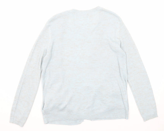 Womens UK Size M Marks and Spencer Blue Cardigan Jumper