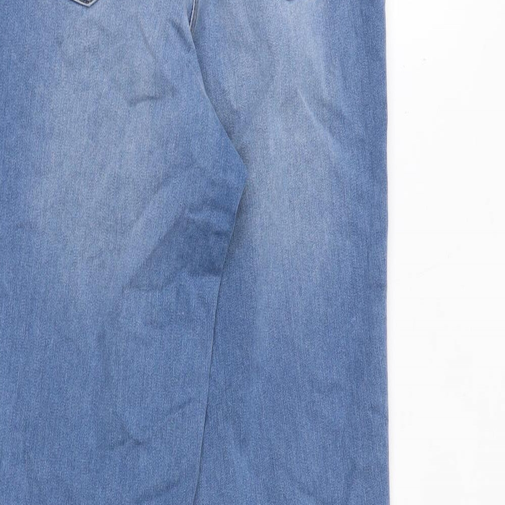 Madeleine Womens Blue Polyester Skinny Jeans Size 26 in Regular Zip