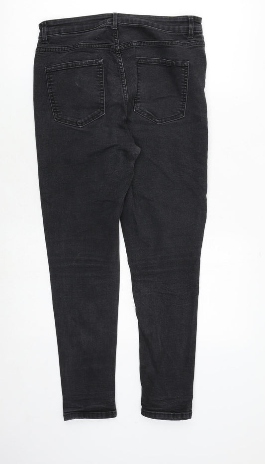 Womens UK Size 12 Marks and Spencer Regular Fit Skinny Black Jeans