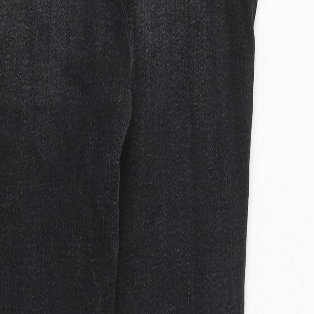 River Island Womens Grey Cotton Skinny Jeans Size 8 Regular Zip