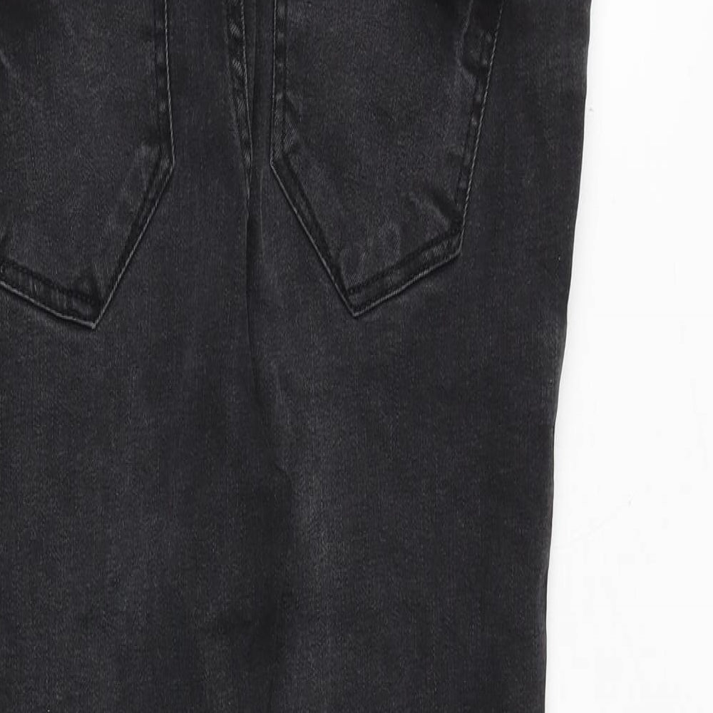 New Look Womens Grey Cotton Skinny Jeans Size 10 Regular