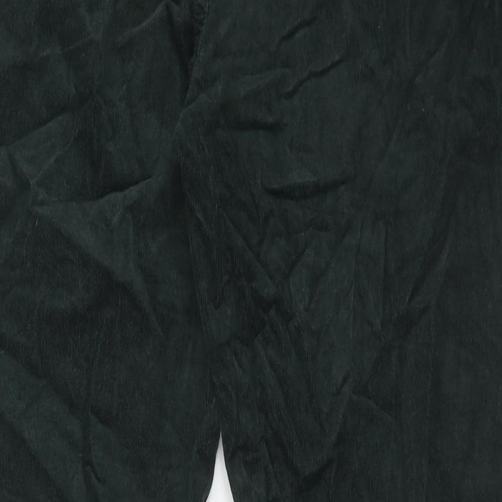 Womens UK Size 38 in Marks and Spencer Regular Fit Green Trousers