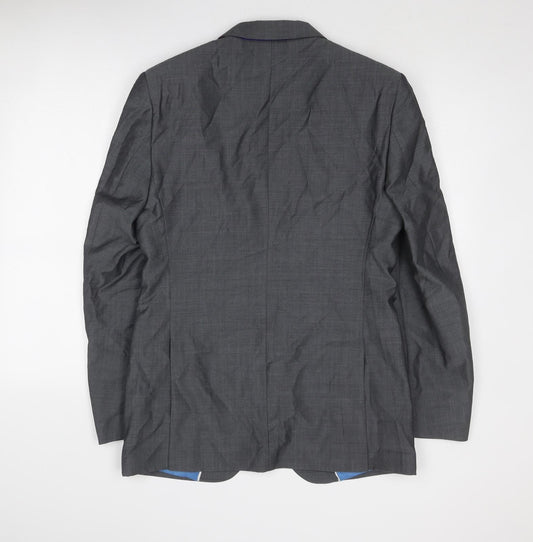 Mens UK Size 38 Marks and Spencer Regular Grey Suit Jacket