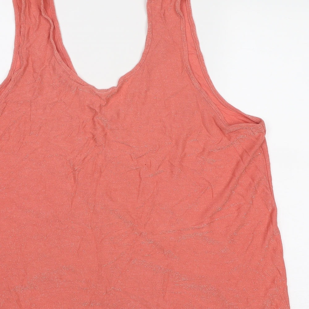 Womens UK Size 22 NEXT Red Basic Tank
