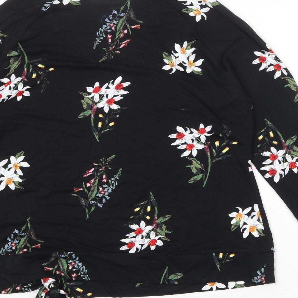 Womens UK Size 12 Per Una Black Basic Blouse