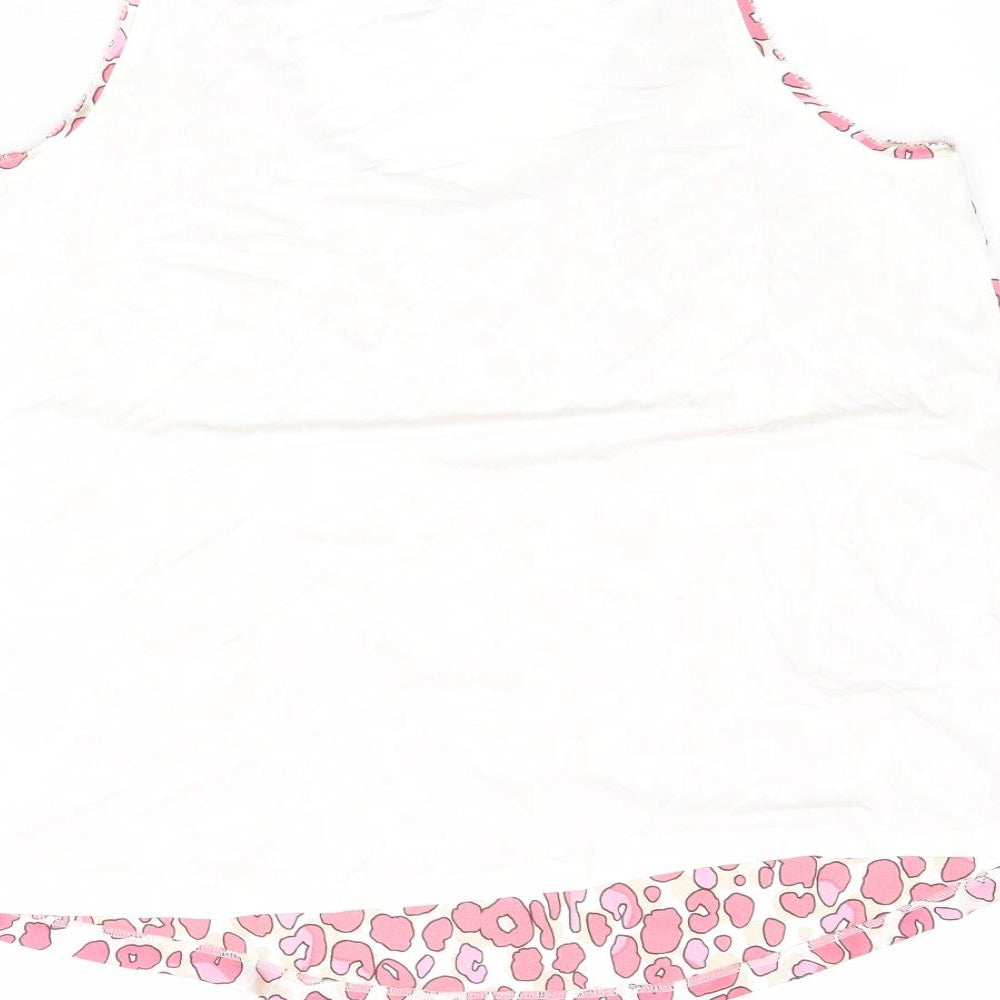Womens UK Size 10 Marks and Spencer Pink Basic Tank