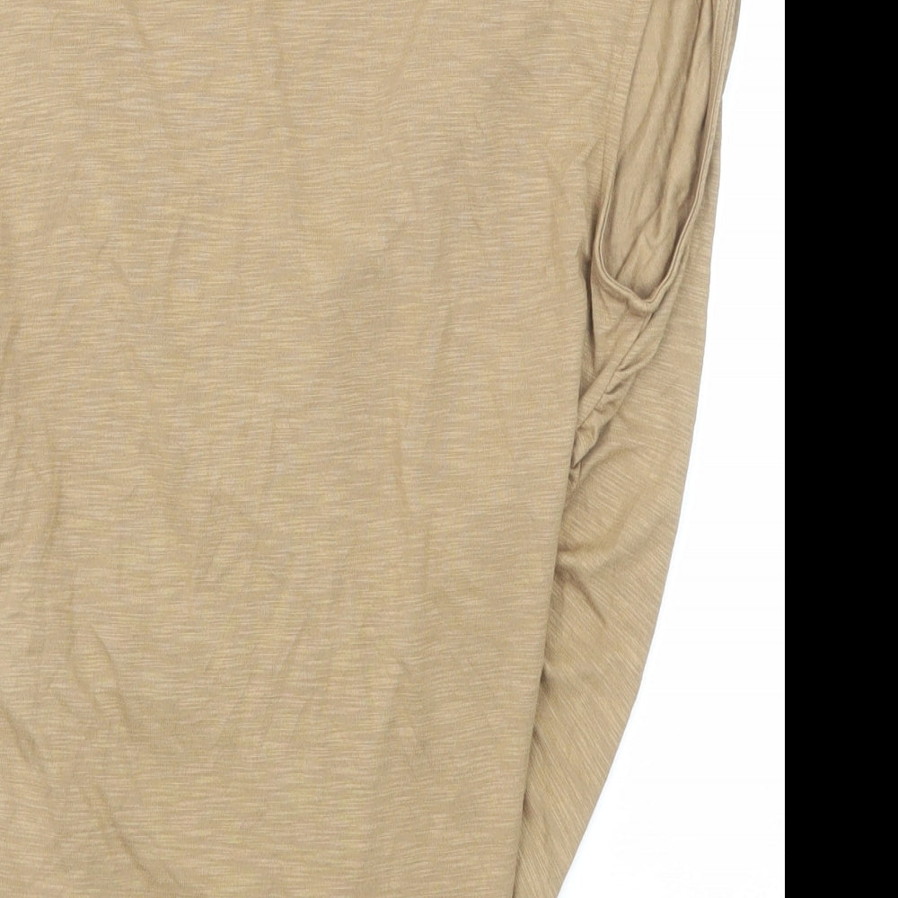 Womens UK Size 12 Marks and Spencer Beige Basic Tank