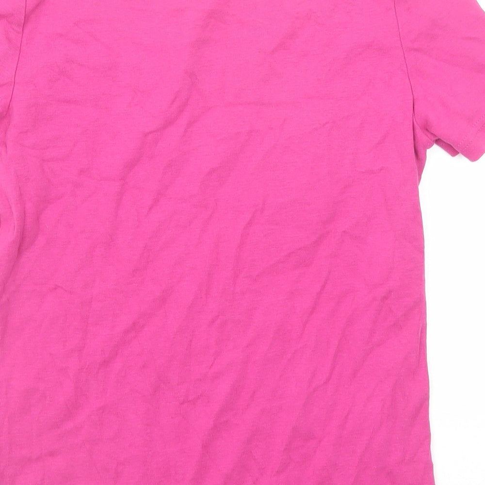 Womens UK Size S Bonmarché Pink Basic Blouse