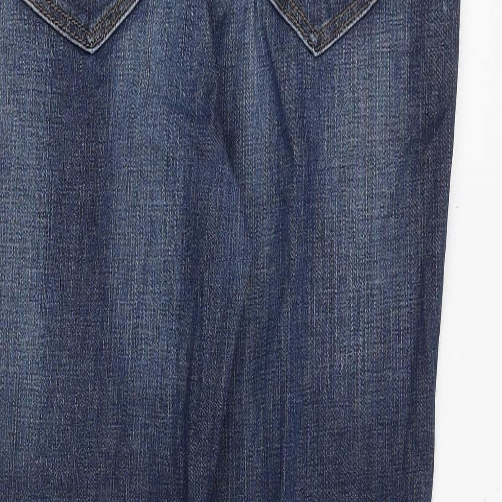 Authentic Brand Womens Blue Cotton Skinny Jeans Size 29 in Regular Zip