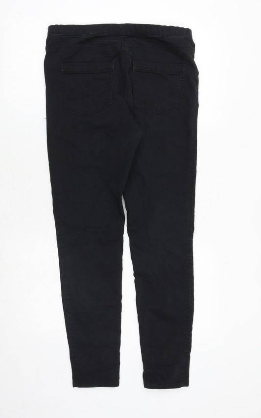 Womens UK Size 31 in H&M Regular Fit Skinny Black Jeans