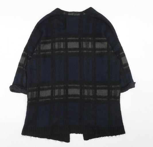 Womens UK Size 12 Warehouse Blue Cardigan Jumper
